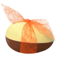 Filled Belgian Easter egg white and milk chocolate 250 grams